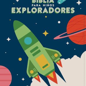 Biblia para niños exploradores, símil piel azul cósmico - RVR1960